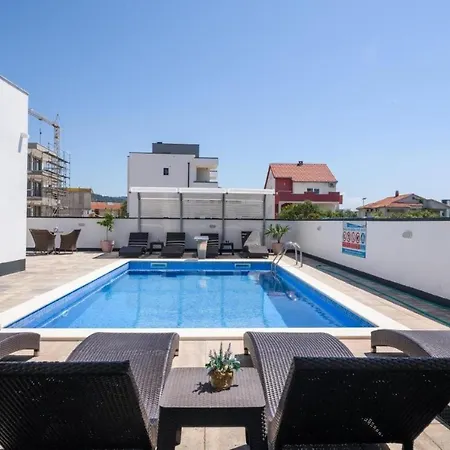 Apartment In Okrug Gornji With Sea View, Balcony, Air Conditioning, Wifi 5134-2 *